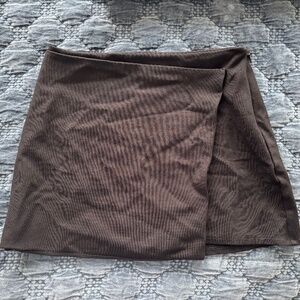 MNG Black Wrap Skirt